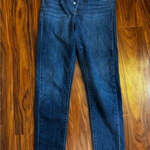 Levi Wedgie Skinny Blue Women's Jeans